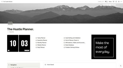 The Hustle Planner (Notion Version)