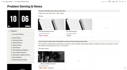 The Hustle Planner (Notion Version)
