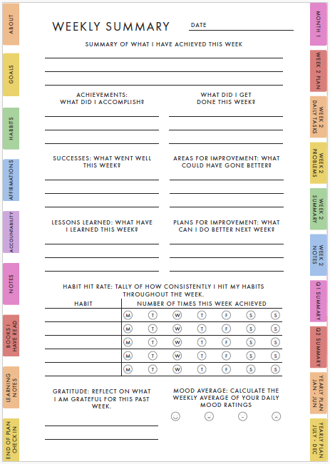 The Hustle Planner - (PDF Version)