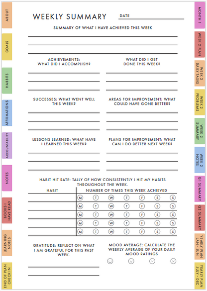 The Hustle Planner - (PDF Version)