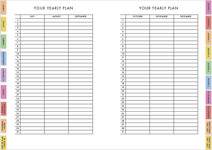 The Hustle Planner - (PDF Version)