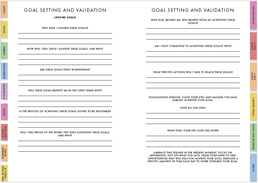 The Hustle Planner - (PDF Version)